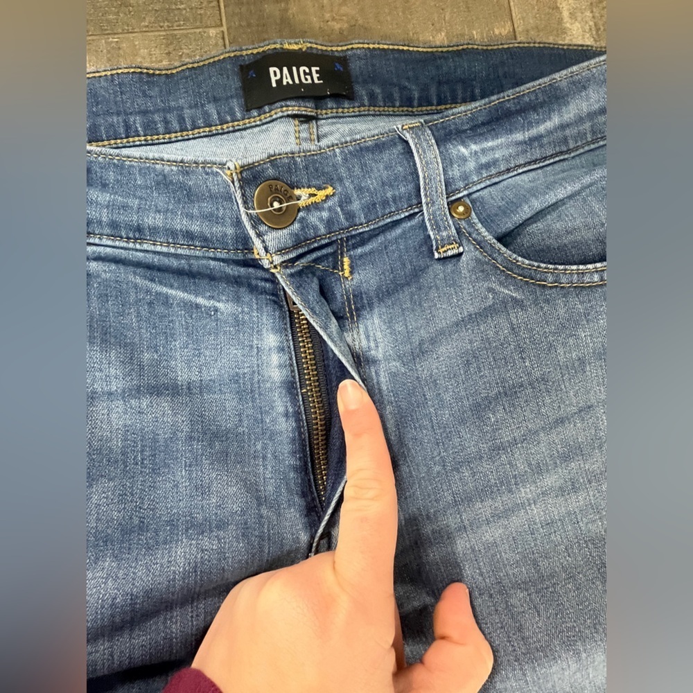 Paige Federal Jeans in Keller Wash - Picture 6 of 8